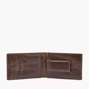 Cartera plegable Derrick con clip para billetes