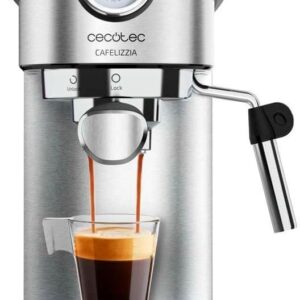 Cecotec Cafetera para Espressos y Cappuccino Cafelizzia 790 Steel Pro con tara