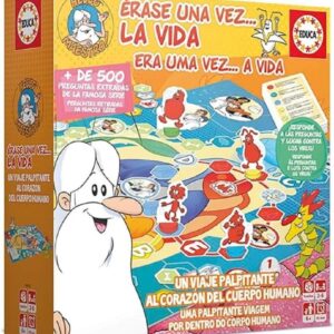 Educa - Érase una Vez La Vida, Juego de Mesa Familiar Educativo con más de 500 Preguntas y respuestas