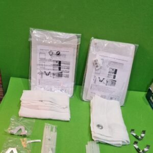 Estor Plegable sin taladrar Crema