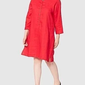 Mint & Mia Vestido ligero de lino en forma de A Talla 46