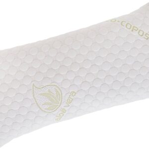 Todocama - Almohada viscoelástica Aloe Vera con Copos 100% viscoelásticos