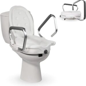 Mobiclinic, Elevador WC para adultos con reposabrazos, Guadiana
