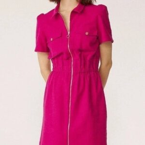 Vestido corto mujer estilo worker Naf Naf Talla 38